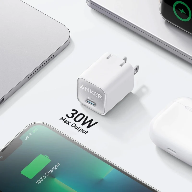 Anker Cargador de Pared USB-C 30W 511 Nano, A2147J