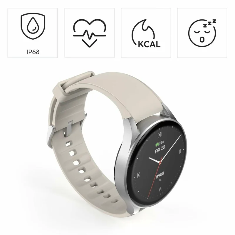 Smartwatch Hama 00178612 8900 Plateado 1,3"