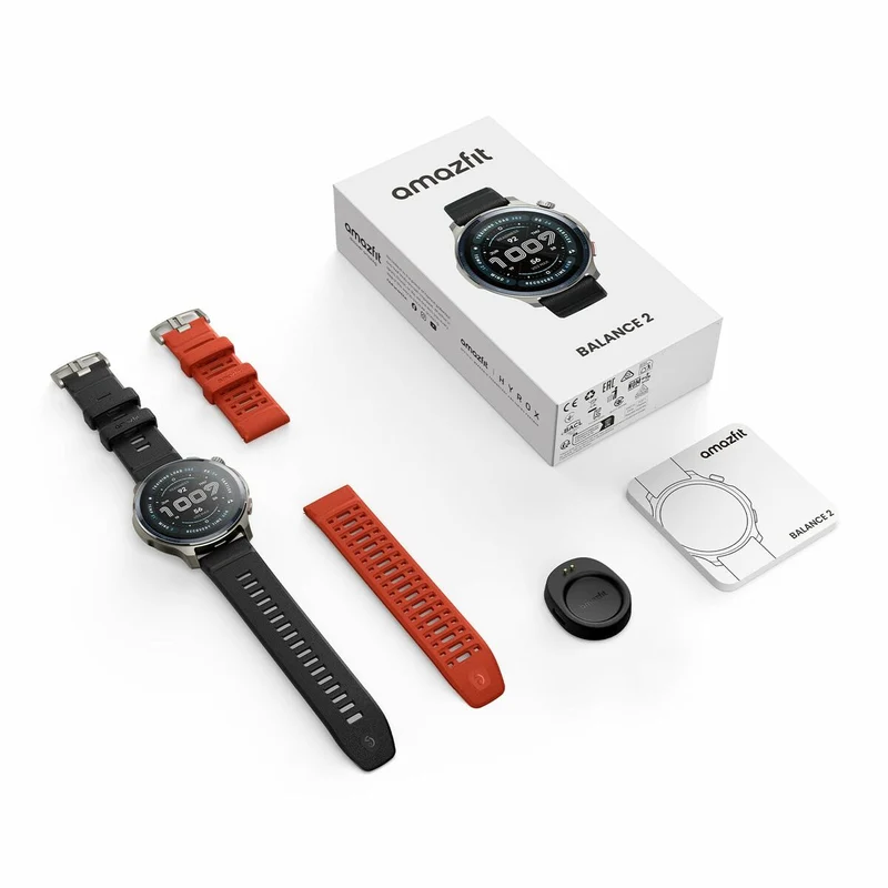 Smartwatch Amazfit Balance 2 Negro Gris 1,5"