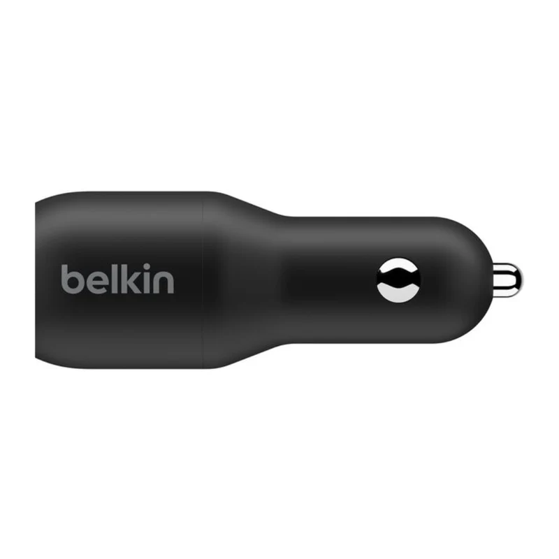 Belkin Cargador para Carro Dual USB-C 36W BoostCharge, CCB002BTBK