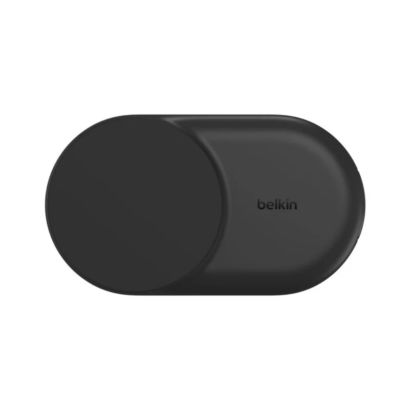 Belkin Cargador Inalámbrico Magnético 2 en 1 con Qi2 25W, WIZ039ttBK