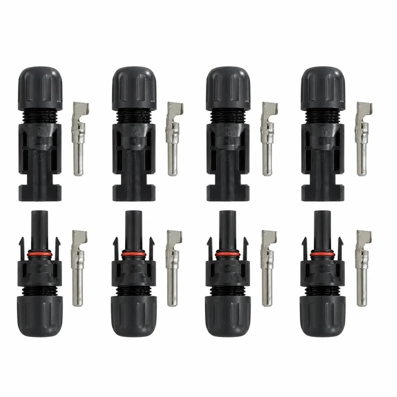 Conector de cable MC4 para panel solar – 4 pares