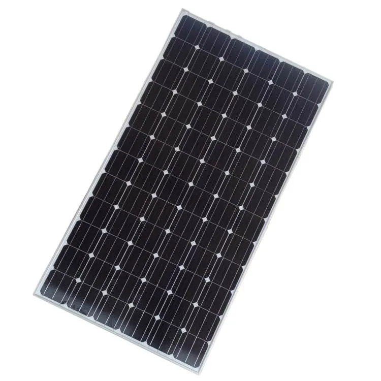 Panel solar monocristalino de 330 W con marco de aluminio.