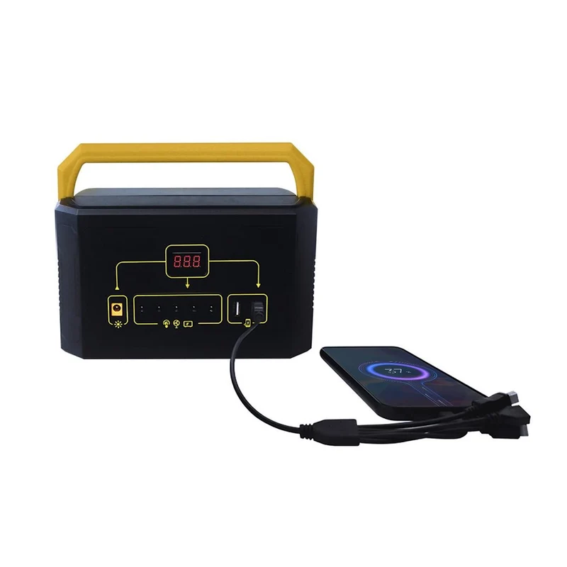 PS-K037T4 Sistema de iluminación solar económico con 4 bombillas LED de 2 W