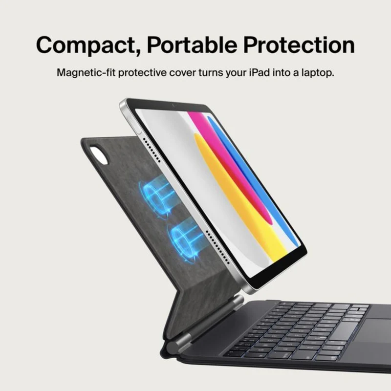 Belkin Funda con Teclado Pro y Soporte Magnético para iPad de 10,9" 10ma Gen, BBZ002TT-V3