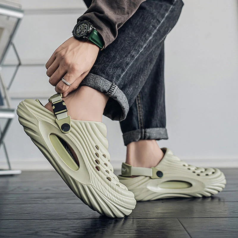 ☁️Ανεπτυγμένα Slip-On Σανδάλια για Άνδρες 🌬️-GR