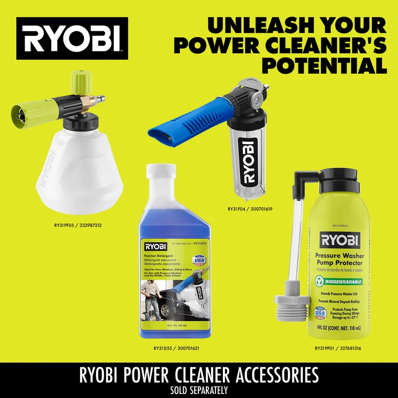 40V HP Brushless 1000 PSI Quick-Connect Power Cleaner