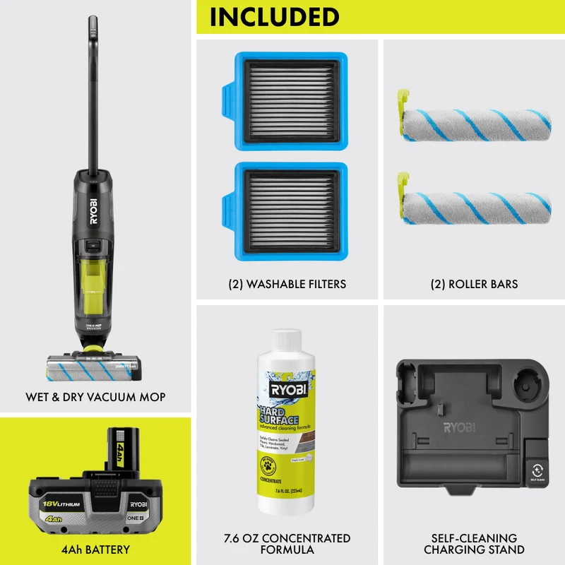 18V ONE+ HP SWIFTClean Wet & Dry Vacuum Mop Kit