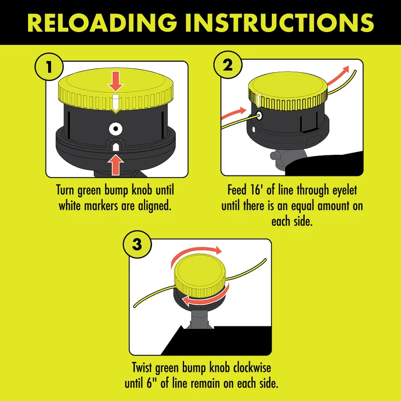 REEL EASY+ Bump Feed Trimmer Head
