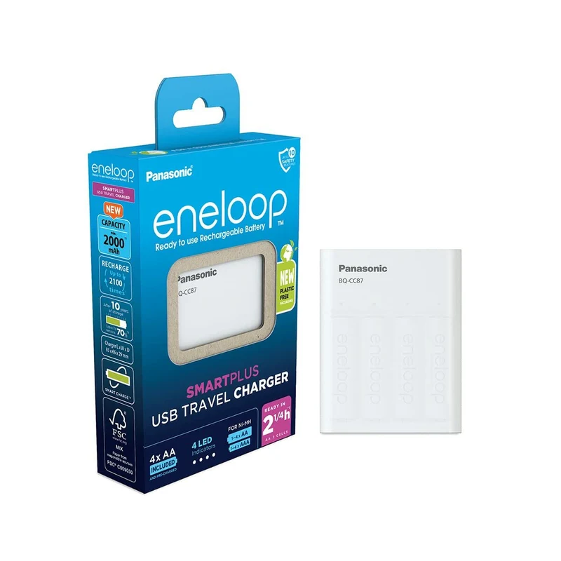 Cargador de Pilas Panasonic K-KJ87MCD40USB