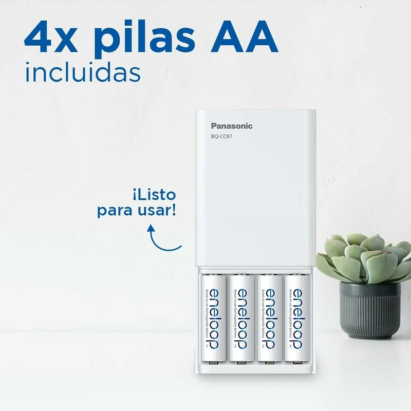 Cargador de Pilas Panasonic K-KJ87MCD40USB
