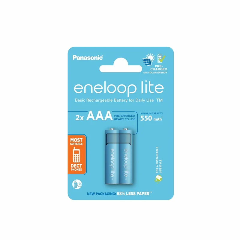 Pilas Recargables Panasonic BK-4LCCE/2CP (2 Unidades)