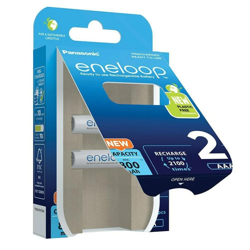 Pilas Recargables Panasonic BK-4MCDE/2CP