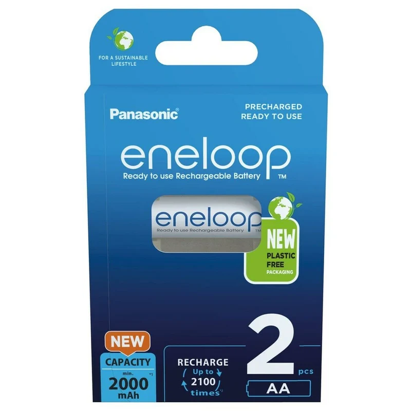 Pilas Recargables Panasonic BK-3MCDE/2CP