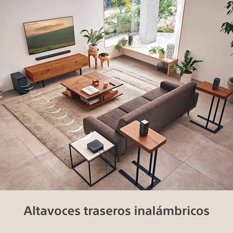 Sony Barra de Sonido 5.1 Canales con Parlantes Inalámbricos, HT-S40R/Z