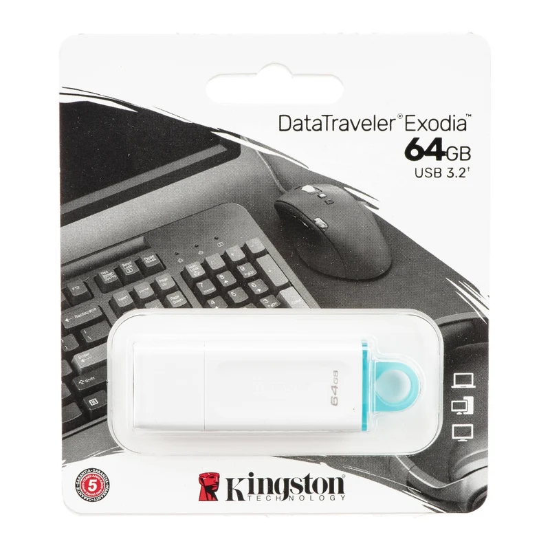 Kingston Memoria Flash 64 GB DataTraveler Exodia, KC-U2G64-5R