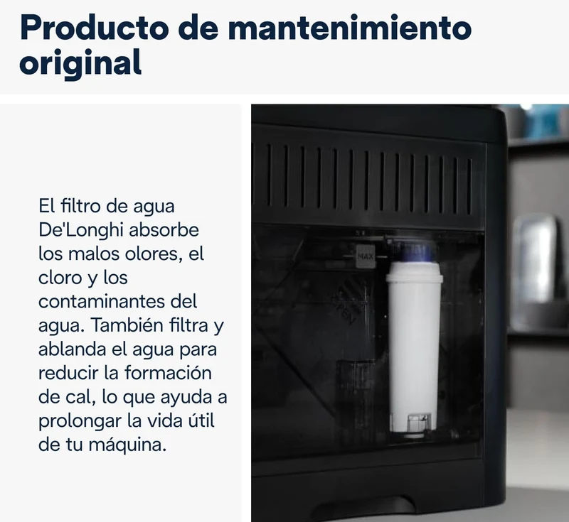 Filtro Agua Antical para cafeteras superautomática DELONGHI DLSC002 ORIGINAL