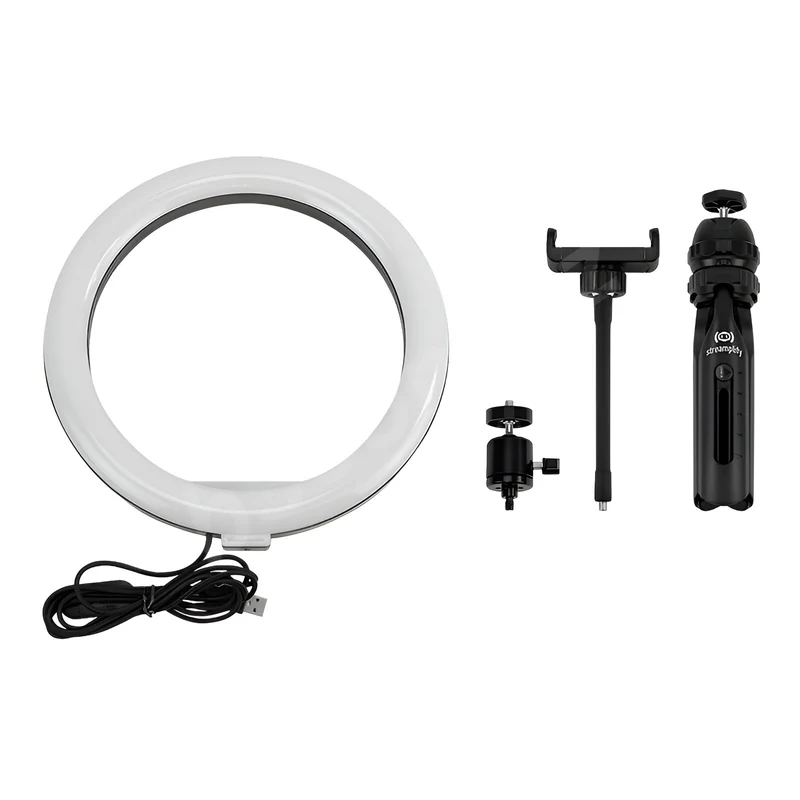 Streamplify Aro de Luz 10" para Selfie USB (SPIR-LZ10112.11)