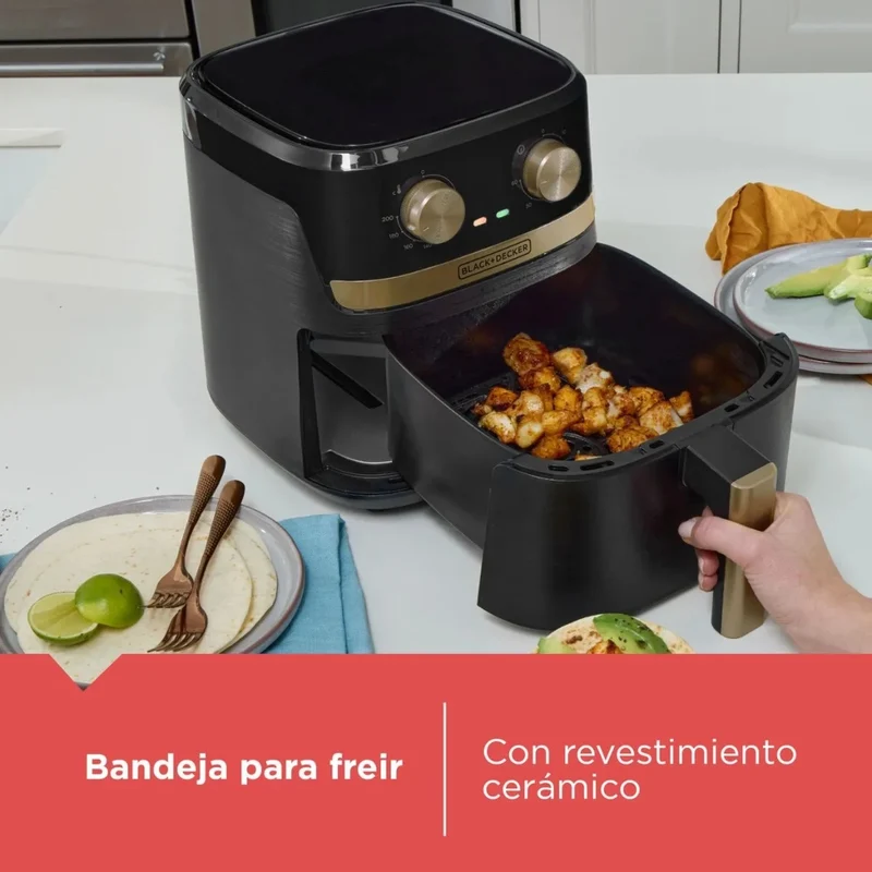 Black & Decker Freidora de Aire 4.2 Litros Purifry, AFBD42-3BDLA