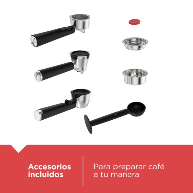 Black & Decker Máquina para Café Espresso Semiautomática, EM0412-1SDLA