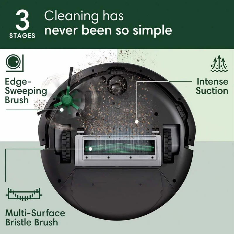 iRobot Aspiradora y Trapeadora Roomba 105, 2 en 1 + Base AutoEmpty