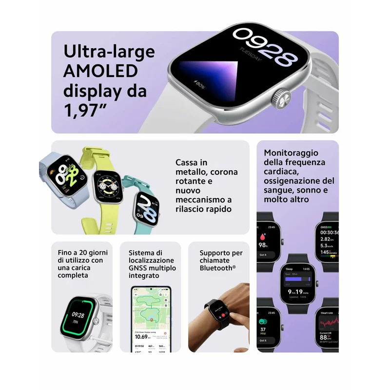 Smartwatch Xiaomi Redmi Watch 4 Negro 1,97"