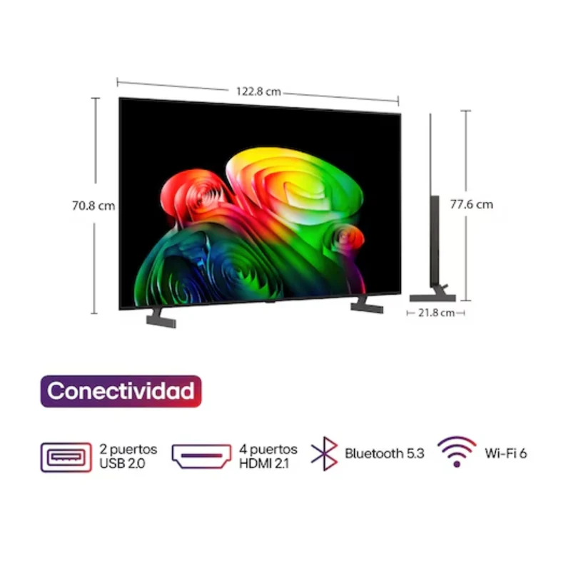 LG Pantalla 55" OLED UHD 4K Smart, OLED55B6PSA