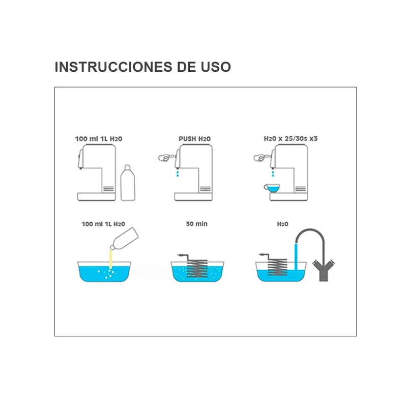 Descalcificador líquido máquinas de café botella 250 ml