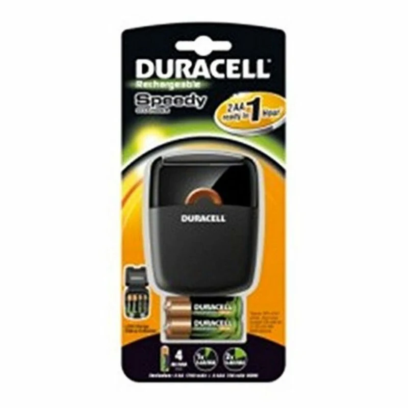 Cargador + Pilas Recargables DURACELL CEF27 2 x AA + 2 x AAA 1700 mAh 750 mAh (1 unidad)