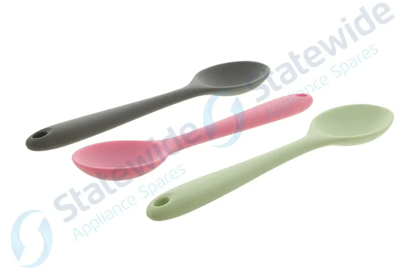 Cuisena MINI SILICONE SPOON (Colours: Pink, Yellow And Grey)-each