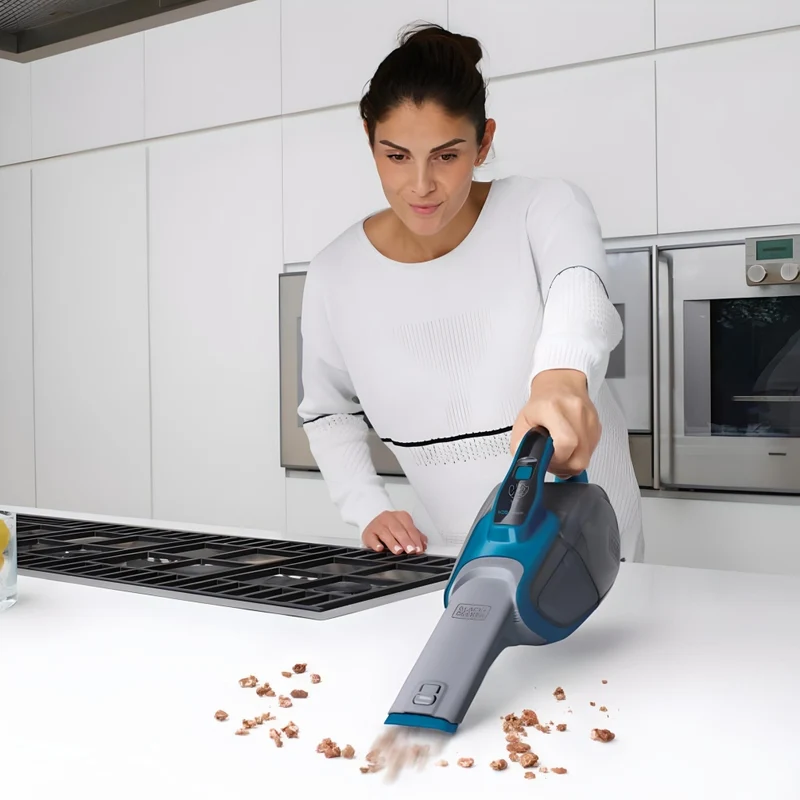 Black & Decker Aspiradora Inalámbrica Portátil con Brazo de Extensión, HFEJ415JWMF22-B3