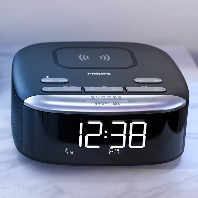 Phillips Reloj Despertador con Radio, TAR7606/37