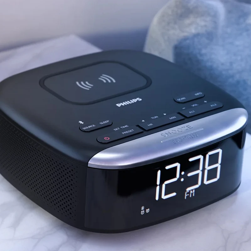 Phillips Reloj Despertador con Radio, TAR7606/37