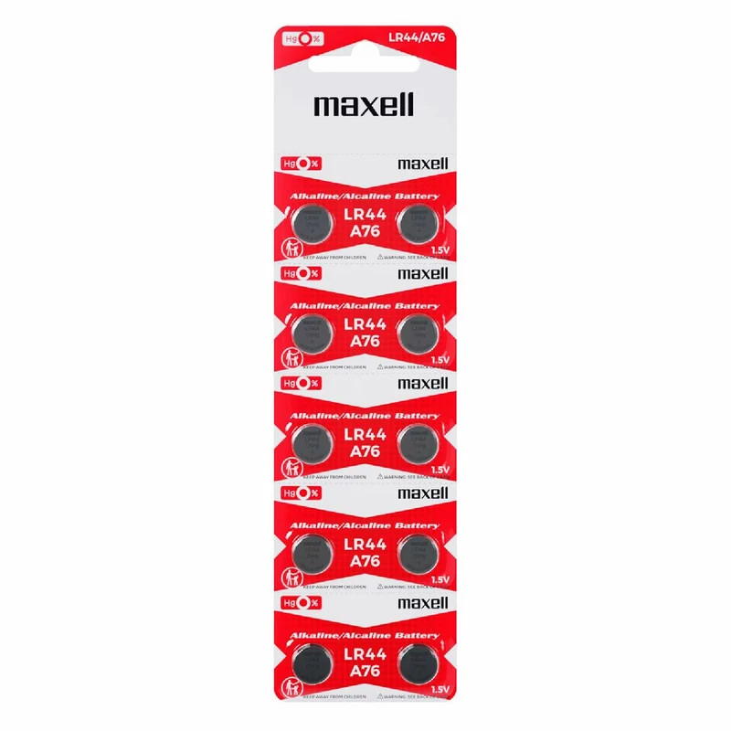 Pilas Maxell 19040800 1,5 V Pilas de Botón (10 Unidades)