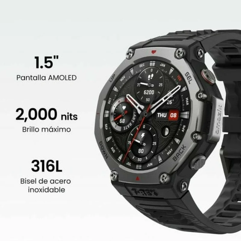 Smartwatch Amazfit W2323GL1N Negro 1,5"