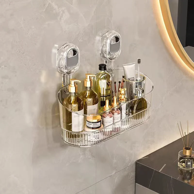 ¡Organizador de pared revolucionario con ventosas! ¡Orden perfecto en la cocina y el baño! 🏠✨-ES