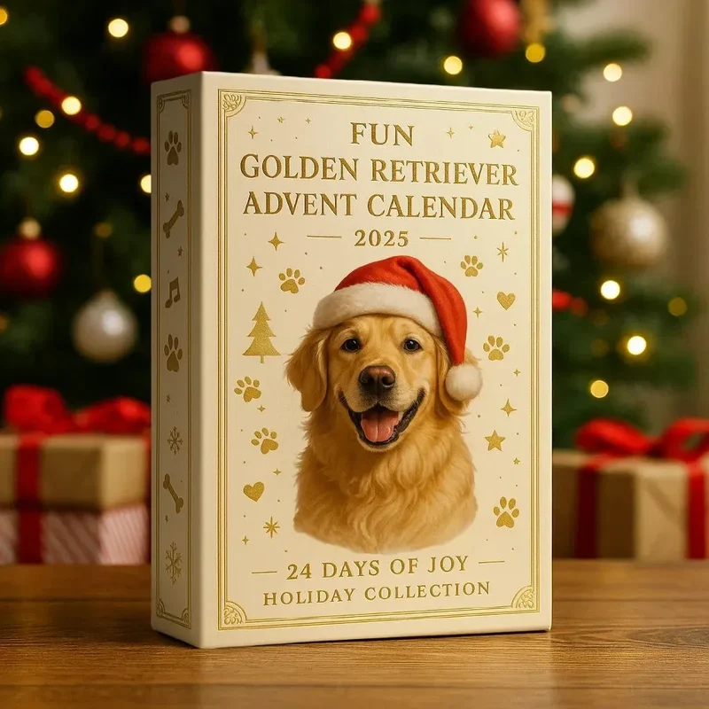 Διασκεδαστικό Ημερολόγιο Advent με ένα Golden Retriever για το 2025-GR