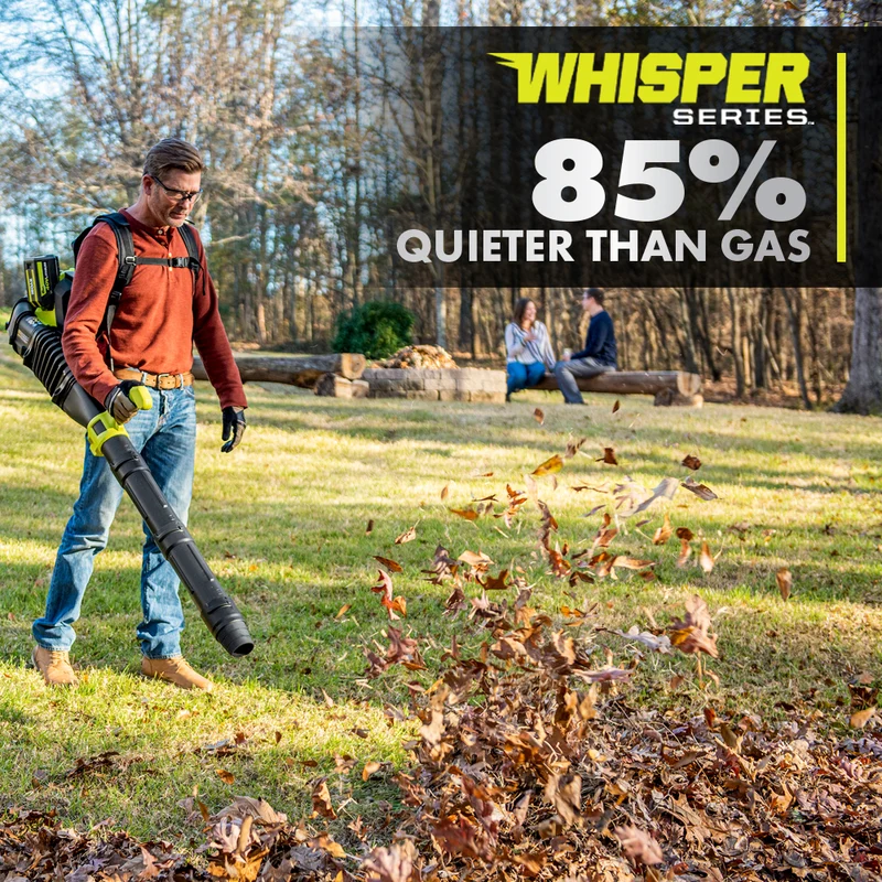40V HP Brushless 730 CFM Backpack Blower Kit