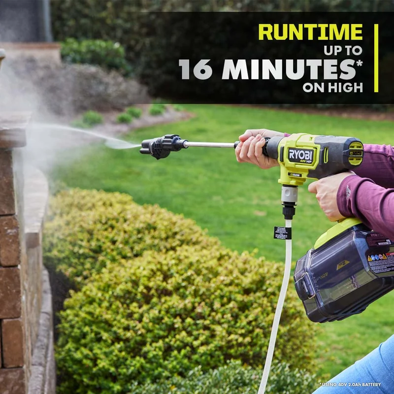 40V HP Brushless 600 PSI Power Cleaner