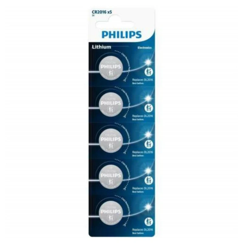 Pila de Botón de Litio Philips CR2016P5/01B 3 V