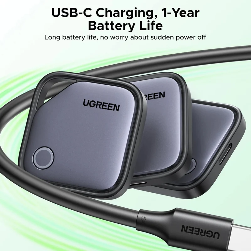 Ugreen Localizador Smart Bluetooth Finetrack G Compatible con Google Find Hub, 65543