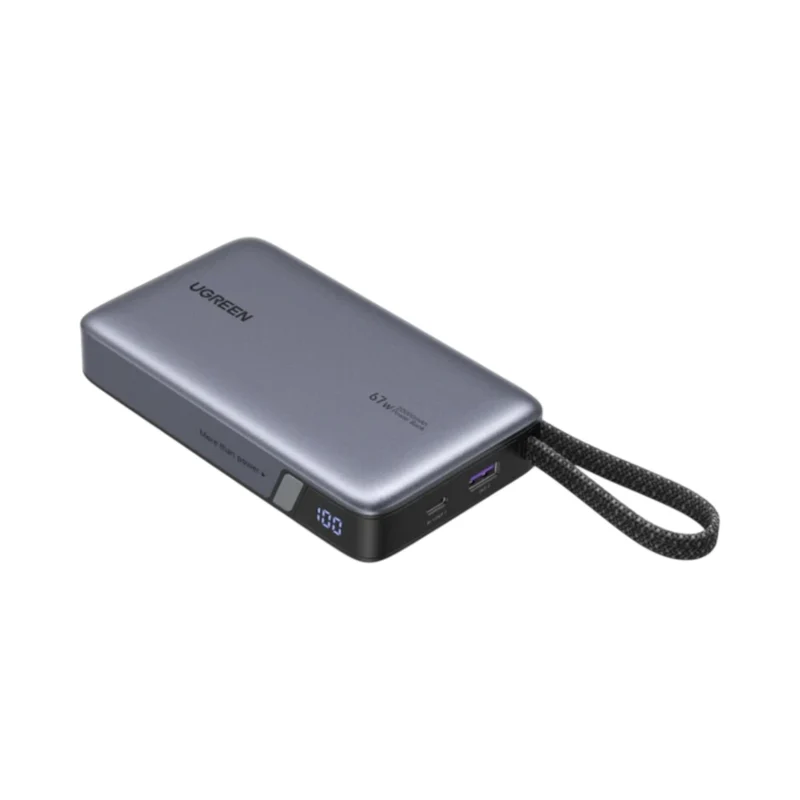 Ugreen Power Bank Batería Externa Carga Rápida USB C 20,000 mAh 67W, 85166B