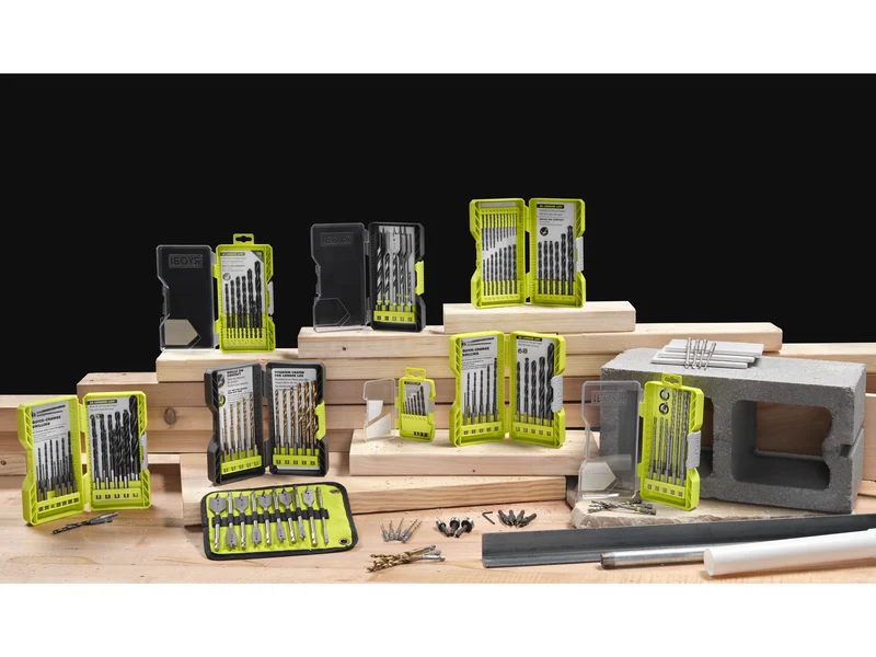25 PC. Black Oxide Hex Shank Drill Bits