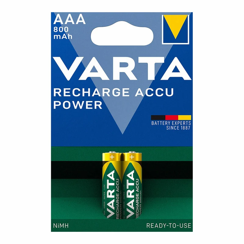 Pilas Recargables Varta AAA 800MAH 2UD 1,2 V 800 mAh AAA