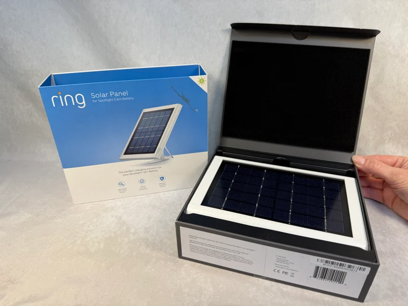 Ring Solar Panel for Spotlight Cam Battery - New in Open Box