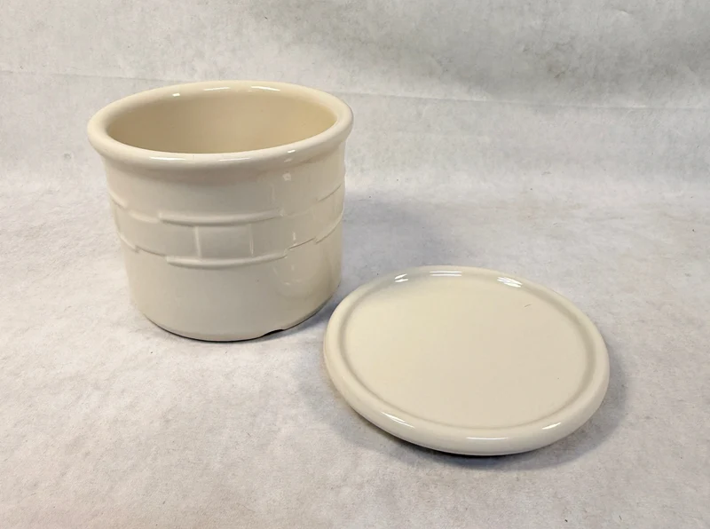 Longaberger Pottery 4" Planter with Saucer