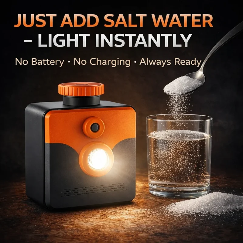 Aqua Charge Salt Water Emergency Lamp