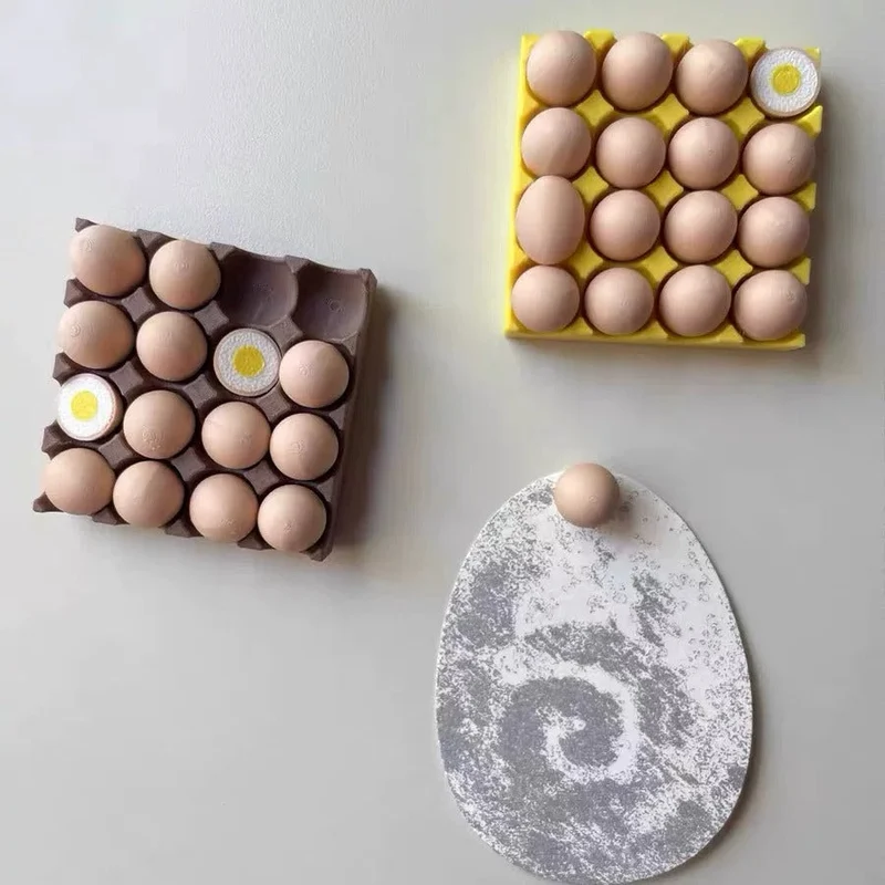 Magnetic Egg Carton Refrigerator Organizer