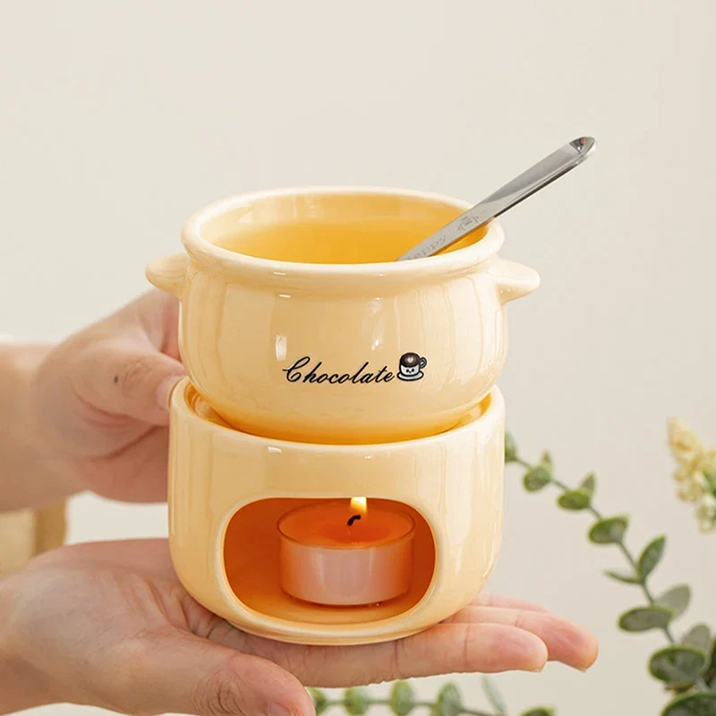 Warm Dip Chocolate Cheese Fondue Pot