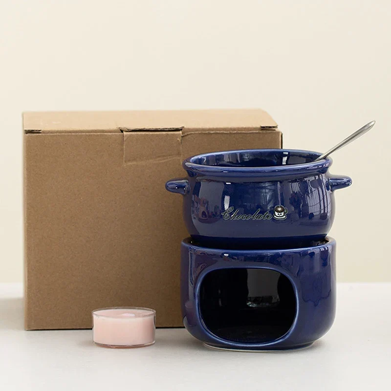 Warm Dip Chocolate Cheese Fondue Pot